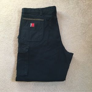 Wrangler RIGGS Workwear Ripstop Ranger Cargo Pant in Black 44x32